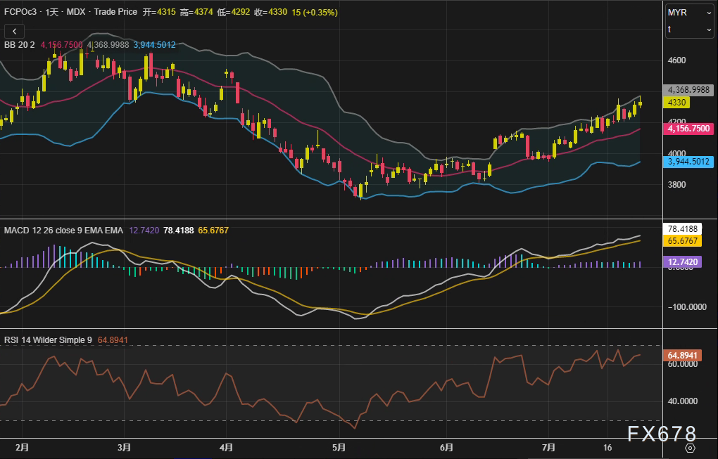 棕榈油价格面临回调风险，多空因素交织(图2)